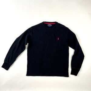 Polo by Ralph Lauren Black Knit Top